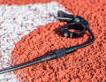 The angle allows the cable to be laid reasonably cleanly on the handlebars