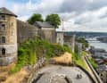 Nevertheless, there are plenty of climbs: The imposing citadel of Naumur towers high above the Meuse