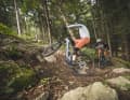 The trail shows what the bikes are really capable of. Typical for our E-MTB tests: demanding uphills are of course also on the programme.