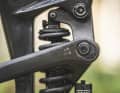 The flip chip in the seat stay allows you to adjust the Sresh to a large or small rear wheel.