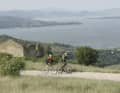 The Upper Lake Trail over Lake Trasimeno in Umbria. The whole route can only be completed in one day by the very ambitious.