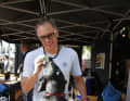 Fans' favourite: Mike Kluge at the 2013 BIKE Festival in Riva.