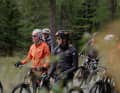 The DSV biathlon team clearly had fun on the E-MTB during their altitude training camp.