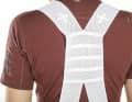 The wide straps are airy and sufficiently taut