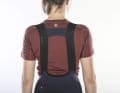 The wide straps with their bar at the back are also well designed and comfortable to wear