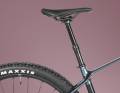 A dropper post gives the 29-inch hardtail from Mondraker additional confidence on descents.