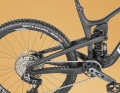 The rear triangle of the Propain Tyee Enduro is designed for both steel and air spring shocks.