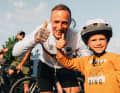 „Ja, der Papa hat ne Goldmedaille!“ : Johannes Fischbach, der frisch gebackene Deutsche Meister E-Enduro.