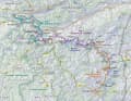 Weil man auf den Trails schnell die Orientierung verliert: Hier der Überblick über die Tour entlang der Saale.