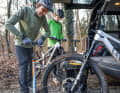 We had three identical all-mountain bikes at our disposal for our practical test. With an identical setup, we were able to quickly and easily switch between the tyre pairings and test the rubber in direct comparison with each other.