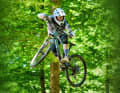 The new bike park features five flow trails, four singletrack trails and one uphill trail.