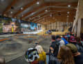 The Area 47 indoor pump track also hosted the 2023 World Championships.