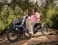 The Kettenwiesel Two is a full-suspension parallel tandem with electric assistance