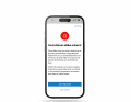 L'application eBike Flow informe immédiatement les utilisateurs* lorsqu'ils tentent de se connecter à un vélo électrique marqué comme volé - la connexion n'est plus possible.