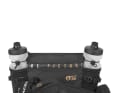 The hip bag has space for two water bottles. A Velcro fastening holds knee pads in place, for example.