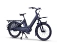 The Breeze stands on a sturdy two-legged stand for loading. Wide tyres and a suspension fork ensure a comfortable ride. The Breeze is available in black...