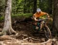 Straight into the root run: I took to the handling of the new YT LT straight away.