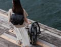 The rucksack goes on your back, whilst the Brompton folds up compactly and is easy to take with you. This means the collaboration fits seamlessly into both your commute and your leisure time.