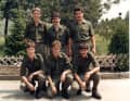 Peter Schaupp 1. Reihe, erster von links. Hier während der Grundausbildung bei den Panzergrendadieren 1981.