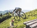 Lush green mountain meadows, a sweeping Alpine panorama and the finest trails - the BIKE test editorial team travelled to the Kitzbühel Alps bike region for the photo shoot after many years. The pictures for this test were taken on the Lisi-Osl Trail. Cross-country fans will remember the Austrian as the winner of the 2009 Overall World Cup. The seven test bikes completed the practical test on the trails around Latsch.