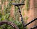 The in-house dropper post offers 170 millimetres of travel - enough for plenty of legroom downhill. The feel and handling convinced all testers.