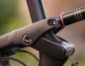 If you turn the flip chip 180 degrees, the bottom bracket rises by eight millimetres and both the head angle and the seat angle become 0.6 degrees steeper.