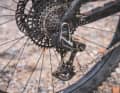 Shifting is done wirelessly with Sram's electronic X0 transmission groupset.