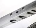 Small but nice. The cable tie attachment fixes the cables in the down tube and prevents loud rattling.