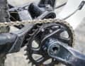 In contrast to the picture in the series, the bike has a well-tuned 155 mm Miranda crank and a Deore drivetrain.