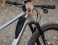 The down tube can now be used as a storage compartment.