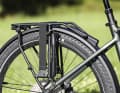 Der Gepäckträger mit Ortlieb-System und MIK trägt bis zu 27 Kilo.
