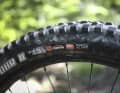There is criticism for the rear tyre. Neither the rather narrow EXO+ casing nor the 2.6 mm width match the full-throttle potential of the bike.