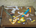Pattern: All parts are made of cardboard.
