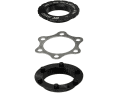 Über solche Centerlock-Adapter können 6-Loch-Bremsscheiben an Centerlock-Laufrädern gefahren werden.
