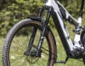 The Fox AWL fork offers 150 millimetres of travel. That's a lot for an E-SUV.