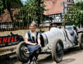 Of course, a Bugatti was also needed. Daughter Berta went racing.