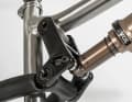 A flip-chip on the Chiru Savage allows the geometry to be adjusted to suit different travel lengths and applications.