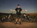 Rampage kit: two bikes (Propain Rage in custom build), one man (type: Superhero with XXL cojones and "Yes I can" attitude).