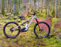 The new Clutch has an aluminium frame with 160 millimetres of suspension travel at the rear, 170 millimetres at the fork and rolls on Mullet wheels - in other words, a grown-up E-Enduro.