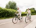As an everyday bike or for short excursions - the Merano is in its element here. It would be even better with a helmet.