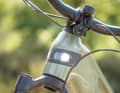 The MonkeyLink cornering light provides illumination.