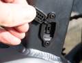 Not confidence-inspiring: the fiddly cover of the small charging socket.