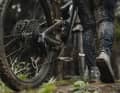 Thanks to its high-grip tread pattern, however, even sections where you need to push the bike should be easy to tackle.
