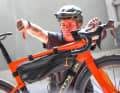 A promising start, a disappointing finish: the Crivit frame bag scores highly on price, but falls short on durability.