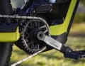 The Helix Race e-spec cranks in shimmering black.