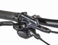 Die Shimano-Deore-Bremsen  stechen positiv aus der eher günstigen Ausstattung heraus.