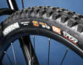 Safety guarantor: The Maxxis Assegai in the soft Maxx-Grip rubber compound provides plenty of traction in all situations.