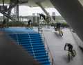 Dancing on the bike: Danny is a master at making even the most difficult tricks look easy and effortless. Cool: How he slides his rear wheel over the concrete slope.
