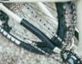 The neoprene protector on the chainstay is the only frame protection on the Dartmoor and is unable to prevent annoying rattling.