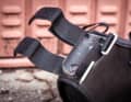 The holster fits all support dimensions with its TPU spacer
